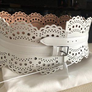 Alaia perforated corset belt, new, size 75